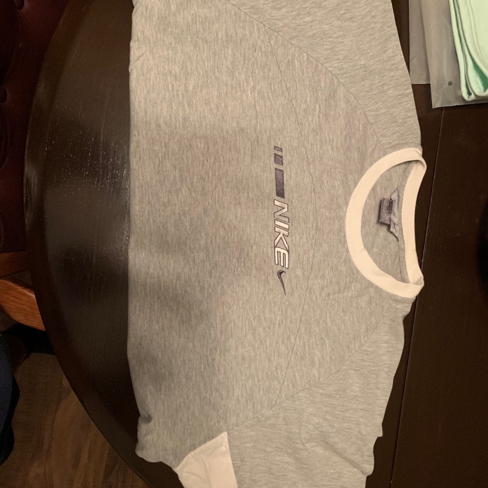 VINTAGE NIKE GREY TAG GREY TEE SIZE XL